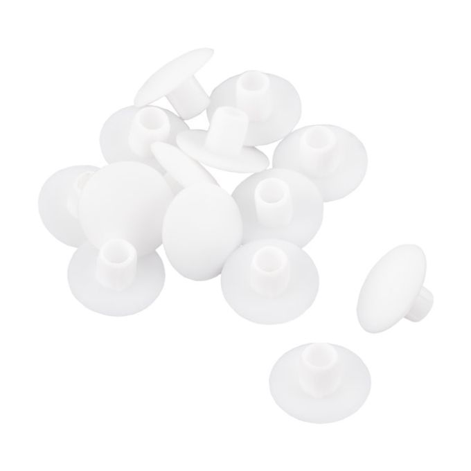 Καπάκι Φ4mm Λευκό Πλαστικό