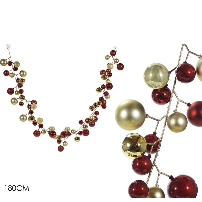 Χριστουγεννιάτικη Γιρλάντα Με Μπάλες 180cm