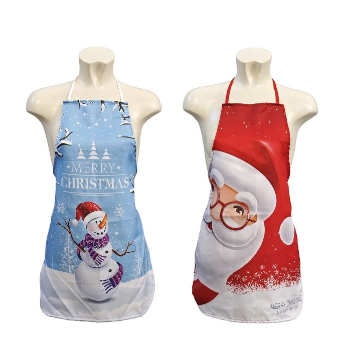 Χριστουγεννιάτικη Ποδιά 47x66cm Σε 2 Σχέδια