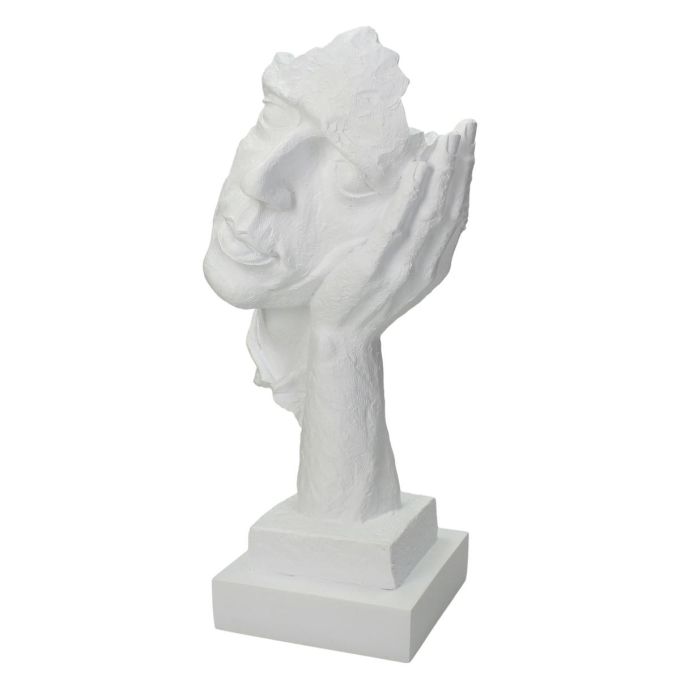 Διακοσμητικό ArteLibre Πρόσωπο Λευκό Polyresin 15.5x13x33cm