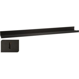 Ράφι Επιτοίχιο ArteLibre Μαύρο MDF 77x10x4cm