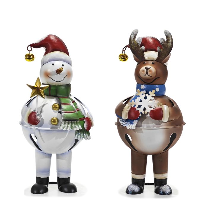 Χριστουγεννιάτικη Διακόσμηση Κήπου Χαρακτήρες 30cm Σε 2 Σχέδια