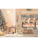 Χριστουγεννιάτικο Δέντρο Με 400 MicroLED Θερμό Λευκό 100cm