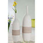 Βάζο ArteLibre Μπεζ Κεραμικό 40cm