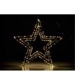 Χριστουγεννιάτικο 3D Αστέρι 45cm Με 485 MicroLED Flash Λευκό