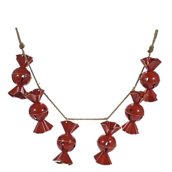 Χριστουγεννιάτικη Γιρλάντα Με Καραμέλες Κόκκινο 120cm