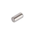 Μαγνήτης-Κύλινδρος Neodymium Ασημί 4x8mm 10Τμχ