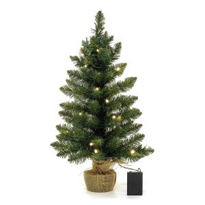 Χριστουγεννιάτικο Δεντράκι Με 72 Κλαδιά PVC Και 35 LED 60cm