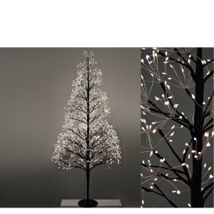 Χριστουγεννιάτικο Δέντρο Με 1000 MicroLED Μαύρο 120cm