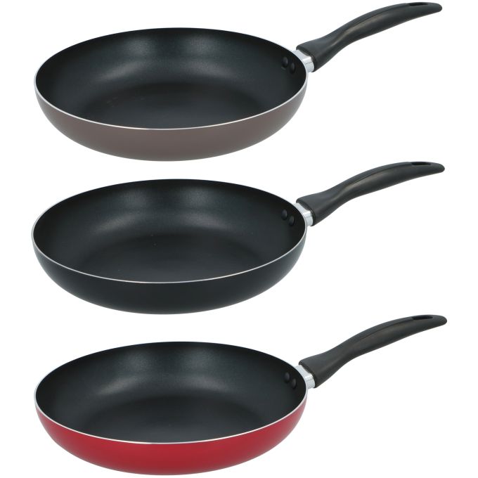 Τηγάνι Αντικολλητικό Αλουμινίου Chef De Luxe Line Φ28cm Σε 3 Χρώματα