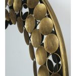 Καθρέπτης ArteLibre Χρυσό Μέταλλο 70x6x70cm