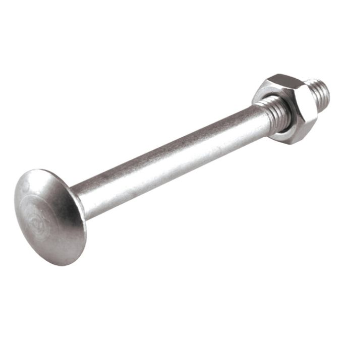 Κασονόβιδα M 6x30 Inox A2 DIN603 & Περικόχλιο