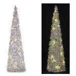 Χριστουγεννιάτικος Φωτιζόμενος Κώνος Με 30 LED 60cm