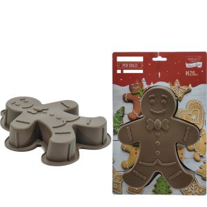 Χριστουγεννιάτικο Καλούπι Gingerbread Σε Σιλικόνη 26cm