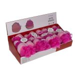 Σφουγγάρι Μπάνιου Σε Σχήμα Καρδιάς Ροζ Πλαστικό 12cm Σε 3 Σχέδια