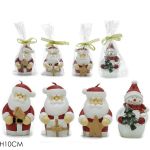 Χριστουγεννιάτικο Κερί Με Χαρακτήρες 10cm Σε 4 Σχέδια