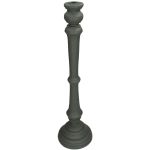 Κηροπήγιο ArteLibre Γκρι Polyresin 15x15x55cm