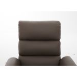 Πολυθρόνα Ανακλινόμενη ArteLibre TALITHA Καφέ PU 79x97x101cm