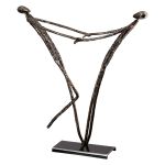 Φιγούρα Ζευγάρι 'Emotion' Μέταλλο Ασημί 6x27x29cm