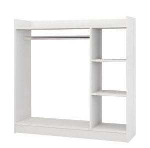 Κρεμάστρα Δαπέδου ArteLibre ZOLA Λευκό Μοριοσανίδα/Μέταλλο 123.6x35x120cm