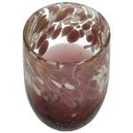 Κηροπήγιο ArteLibre Ροζ Γυαλί 12.5x12.5x10cm