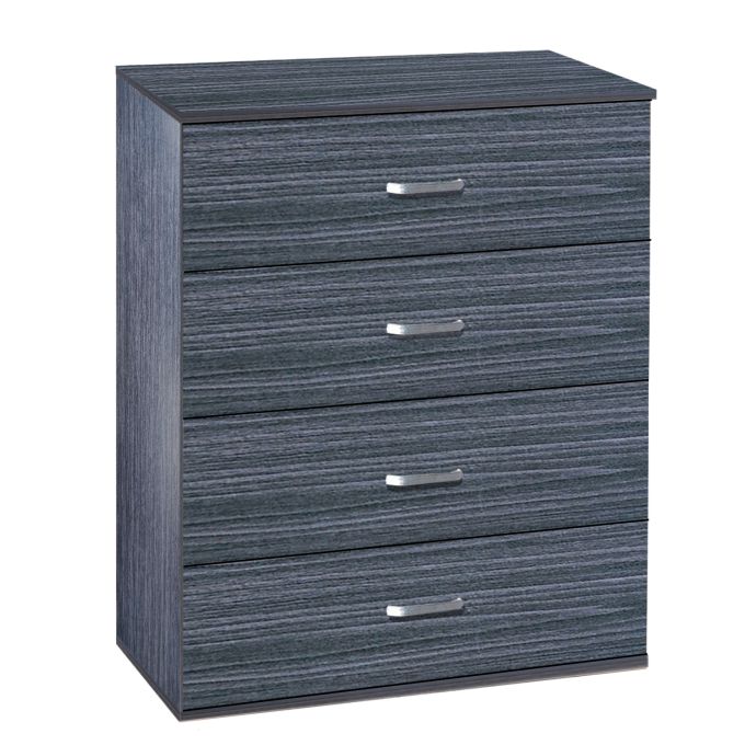 Συρταριέρα ArteLibre WHITBY Σκούρο Καρυδί Μοριοσανίδα/Μελαμίνη 80x40x100cm