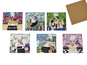 Σουβέρ 16x16cm Σε 6 Σχέδια