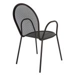 Πολυθρόνα Κήπου ArteLibre SATIS Μαύρο Μέταλλο 54x62x89cm