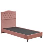 Κρεβάτι Μονό ArteLibre JUNIPER Σάπιο Μήλο Ύφασμα Για Στρώμα 90x200cm