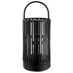 Φανάρι Κυλινδρικό Μεταλλικό Μαύρο D13X33Cm D13X33Cm