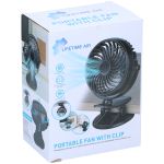 Φορητός Ανεμιστήρας Με Κλιπ 1200mAh LIFETIME AIR