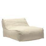 Πουφ Πολυθρόνα ArteLibre LAMAI 100% Αδιάβροχο Με UV Προστασία Μπεζ Ύφασμα 105x110x60cm