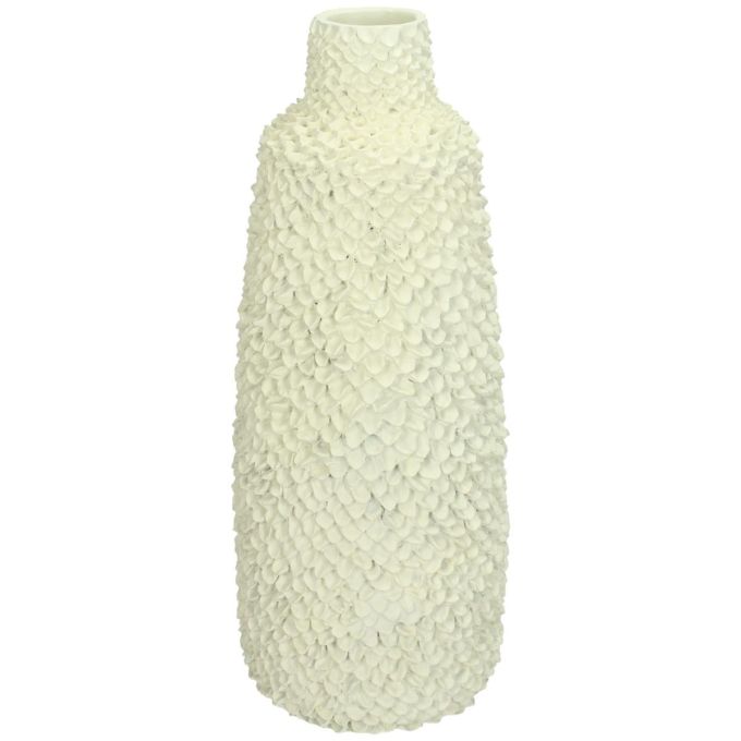 Βάζο ArteLibre Ιβουάρ Polyresin 12.7x12.7x30.7cm