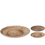 Πιάτο ArteLibre Καφέ Ξύλο 29.5x29.5x3cm Σε 2 Σχέδια