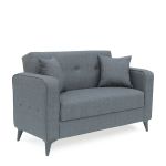 Καναπές Κρεβάτι Διθέσιος ArteLibre GABRIEL 2S Γκρι 146x79x81cm