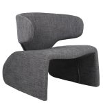 Πολυθρόνα ArteLibre HIMALIA Γκρι Ύφασμα/Μέταλλο/Ξύλο 73x78x75cm