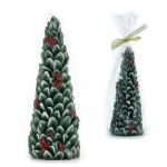 Χριστουγεννιάτικο Κερί Δέντρο 21cm