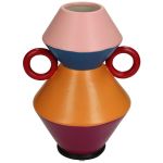 Βάζο ArteLibre Πολύχρωμο Πορσελάνη 15.7x13.8x21.3cm