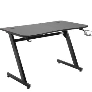 Γραφείο Gaming ArteLibre ORGANA Μαύρο Ξύλο/Μέταλλο 120x65x75cm