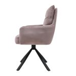 Πολυθρόνα ArteLibre WYATT Σάπιο Μήλο Ύφασμα/Μέταλλο 60x67x93cm