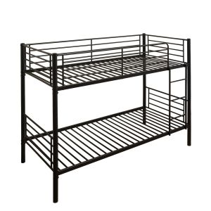 Κουκέτα ArteLibre NICKY Μαύρο Μέταλλο 210x97.5x151cm (Στρώμα 90x200cm)