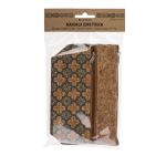 Τσαντάκι Φελλού Με Φερμουάρ Σχέδιο Mandala 17.5x11cm Σε 4 Σχέδια