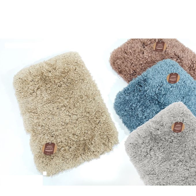 Χαλάκι Μπάνιου Μικροΐνες 60x90cm Σε 4 Χρώματα