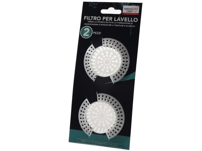 Φίλτρο Νεροχύτη Πλαστικό Φ7cm Σετ 2Τμχ