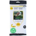 Υγρά Μαντηλάκια Καθαρισμού Τζαμιών 20Τμχ Άρωμα Λεμόνι DUNLOP