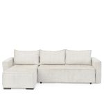 Καναπές Κρεβάτι Γωνιακός ArteLibre HARPER Αναστρέψιμος Εκρού 271x160x94cm