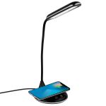 Λάμπα Γραφείου LED Και Ασύρματος Φορτιστής USB Μαύρο Πλαστικό GRUNDIG