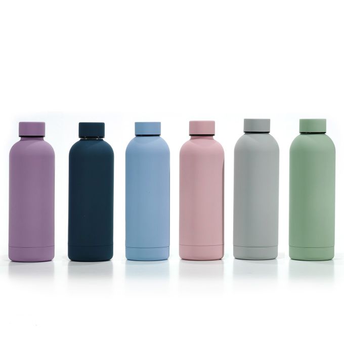 Μπουκάλι Θερμός Πολύχρωμο Ανοξείδωτο Ατσάλι 500ml Σε 6 Χρώματα