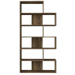 Βιβλιοθήκη ArteLibre ANTIPAROS Σκούρο Καφέ Μοριοσανίδα/Μελαμίνη 92x30x180cm