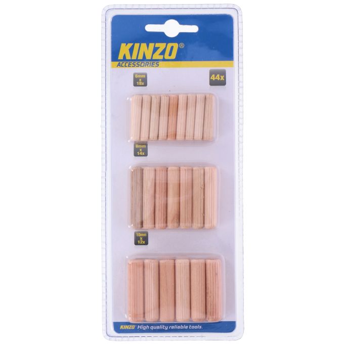 Ξύλινοι Πείροι 44Τμχ KINZO